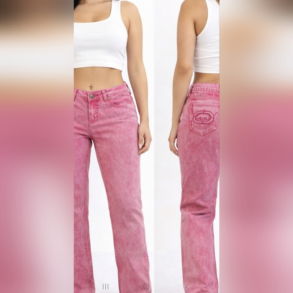 Pink Women's Jeans Ecko Denim